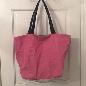 Herve Chapelier Pink Tote Bag