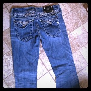 Miss Me Jeans with Paisley Pattern