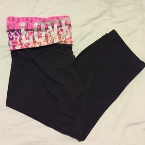 Victoria Secret's PINK Lace Yoga Pants - Size L