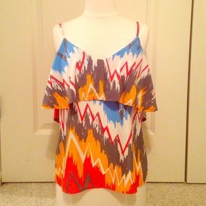 Colorful dressy tank