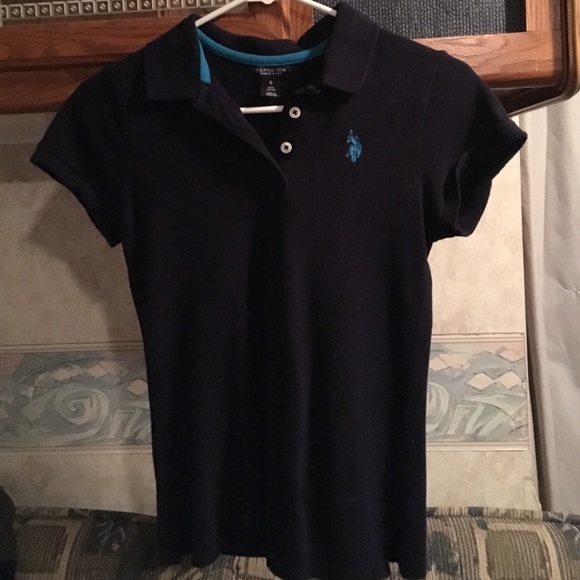 Navy blue uspa polo