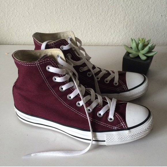 Maroon Converse