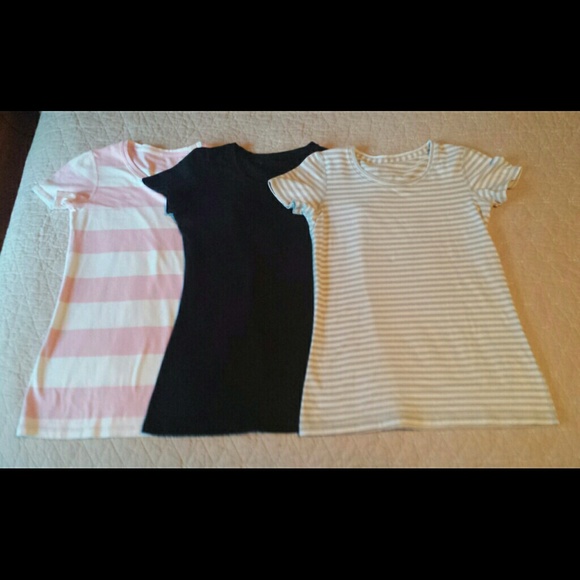 2 Lululemon SS Cotton Stretch Tops