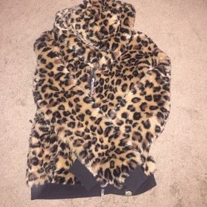 Victoria's Secret leopard coat