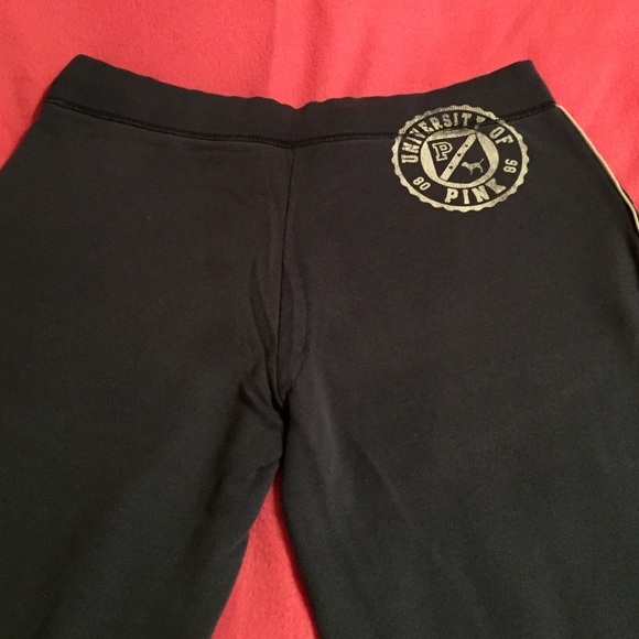 PINK Victoria's Secret- Blue Sweatpants- Size L - Picture 3 of 4