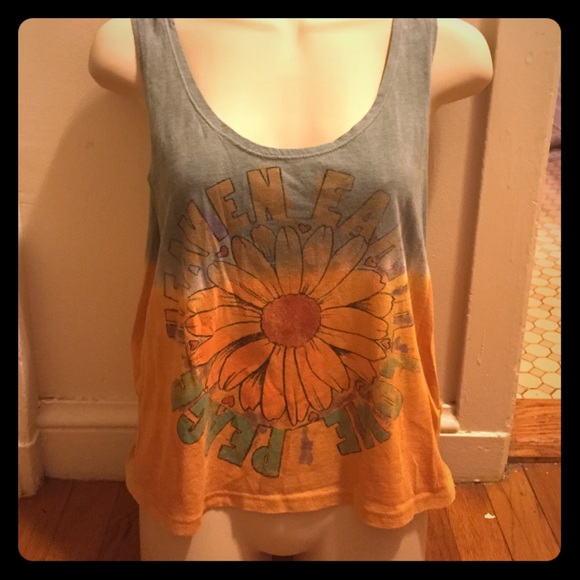Daisy hippie, tye dye tank