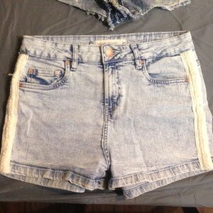 High waisted shorts