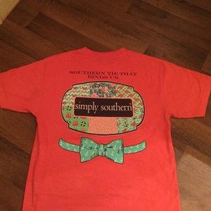 Coral Simply Southern Tee Final Price