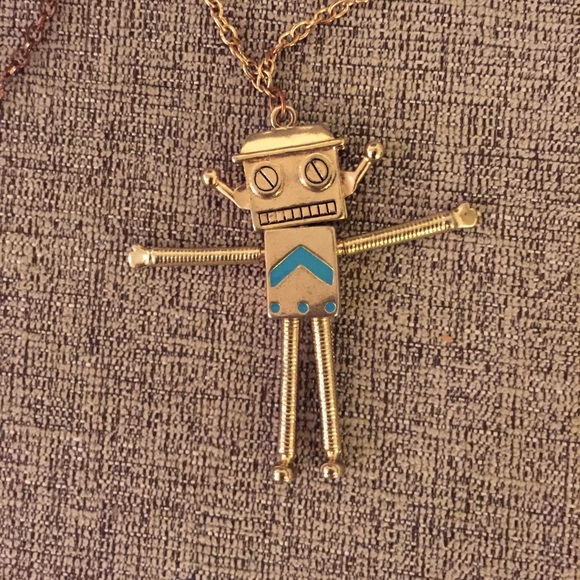 Aldo Robot Necklace