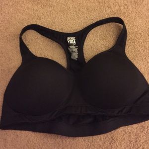 Pink Victoria's Secret yoga bra