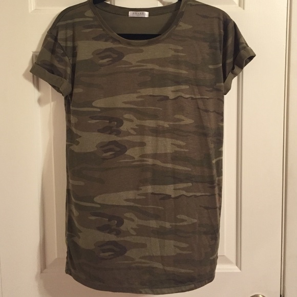 Camo casual top