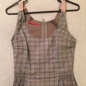 Plaid Prada dress