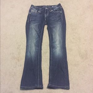 Distressed Bootcut Miss Me Jeans