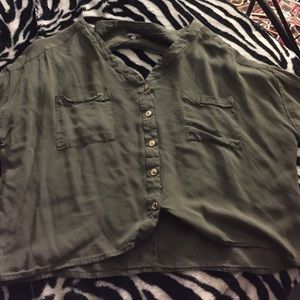Dark green top