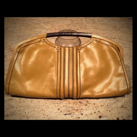 Oversized Citron Lime Green Clutch