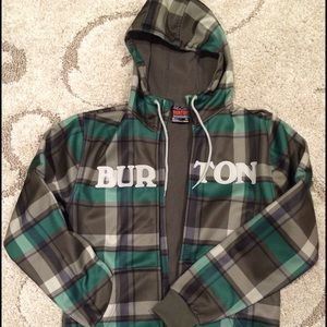 Burton Snowboarding zipper hoodie w media pocket