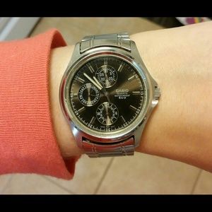 Casio Accessories - Casio Quartz Movement Chronograph Stainless Steel Casio Accessories - Casio Quartz Movement Chronograph Stainless Steel