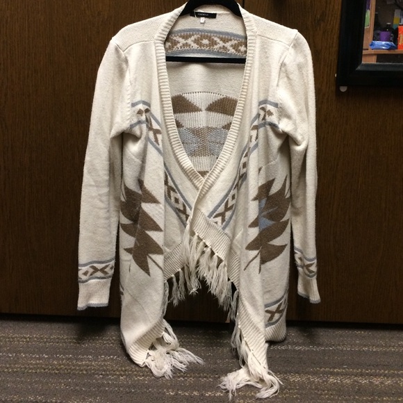 TRIBAL PRINTED FRINGED CARDIGAN 🍂🌾