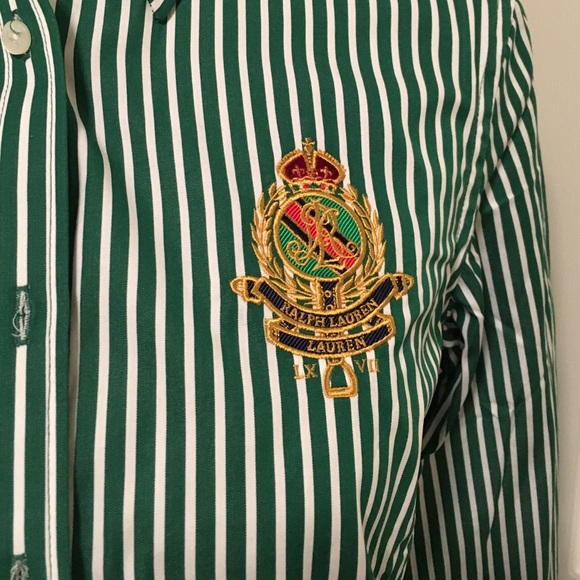 Ralph Lauren women cotton button up shirt