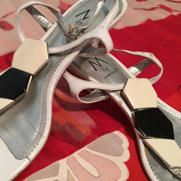 🐼🌃✨✨GEOMETRIC NEUTRAL COLOR SANDALS - Picture 2 of 3