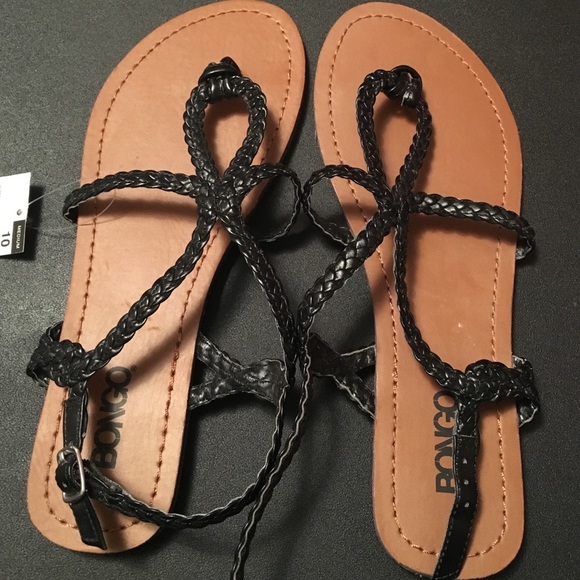 SUPER CUTE BRAIDED SANDALS!! NEVER WORN!!