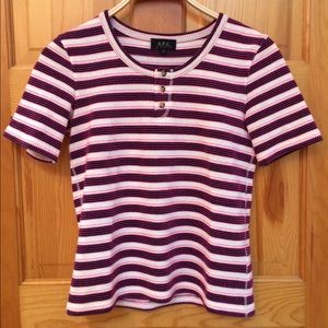 APC striped Henley T