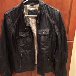 100% genuine Italian leather motorcycle jacket