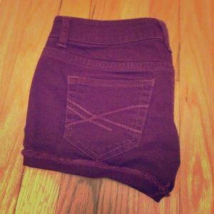 maroon shorts from Aeropostale