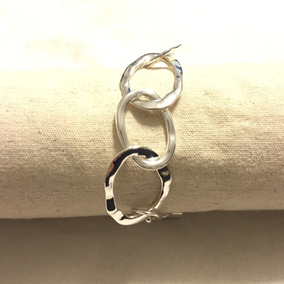 Silver Hoop Bracelet NWOT