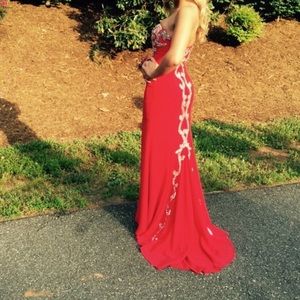 Amazing Red Riva Prom Dress