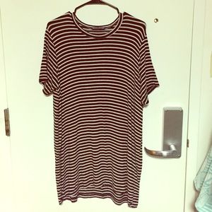 Black and white striped Brandy Melville dress!