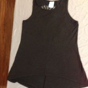 Black tank top