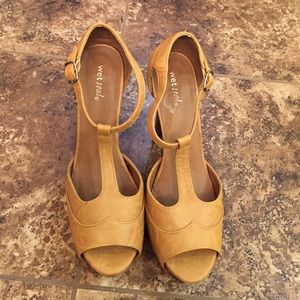 Platform T Strap Heels