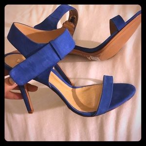 SCHUTZ Nobuck Santorini High Heel Sandal