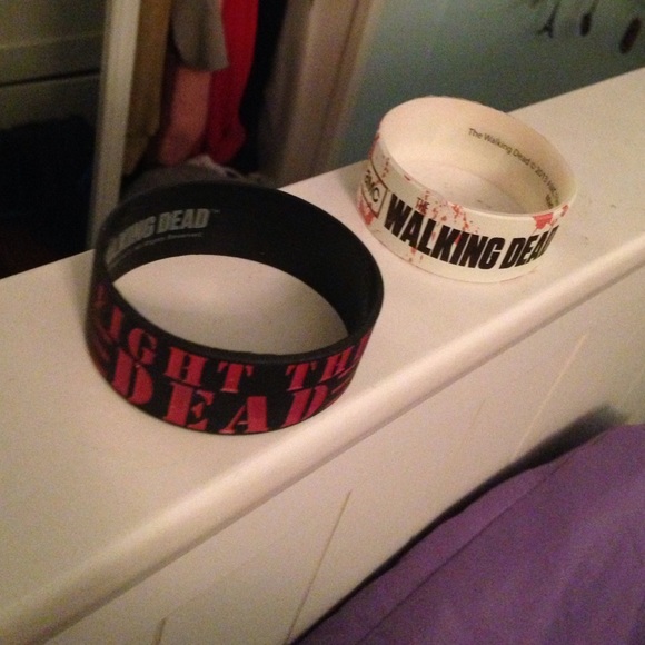 The Walking Dead rubber/silicon bracelets