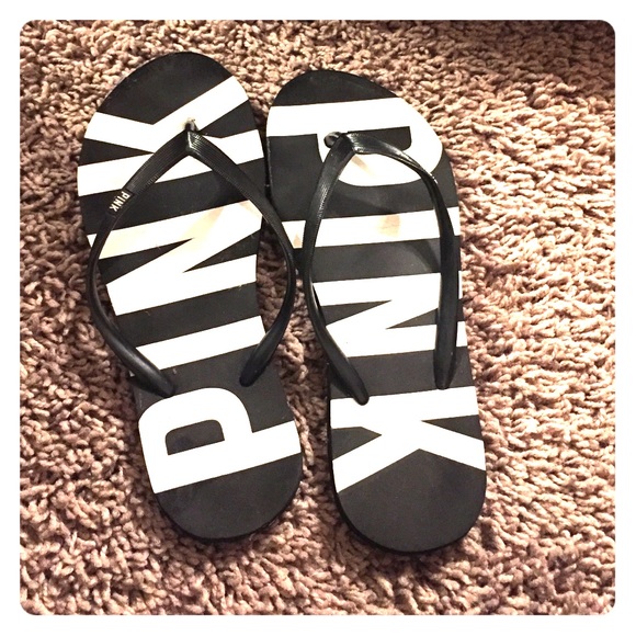 SOLD Victoria's Secret PINK flip flops