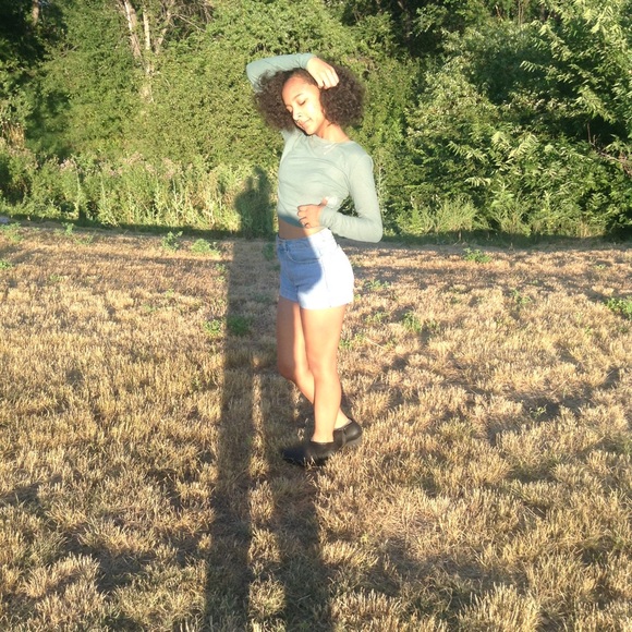 Denim shorts! Super cheap