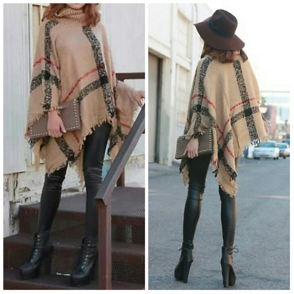 Turtleneck Poncho