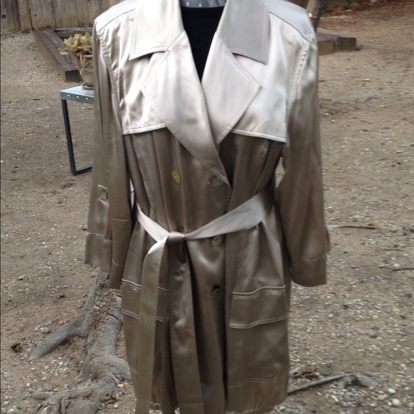 Chicos 100% Silk Long Jacket