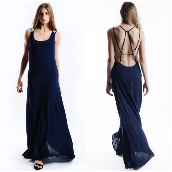 X "Rendezvous" Backless Maxi Dress - Picture 2 of 3