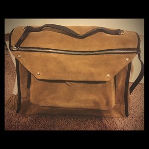 Zara Leather handbag brown