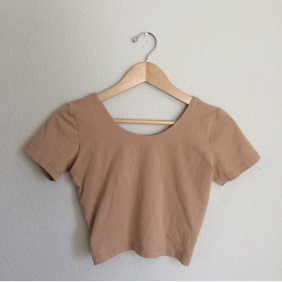 American Apparel nude top