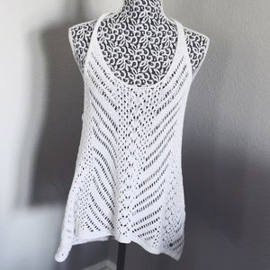 Knit White Tank