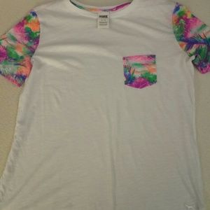 Victoria Secret pink pocket tee shirt