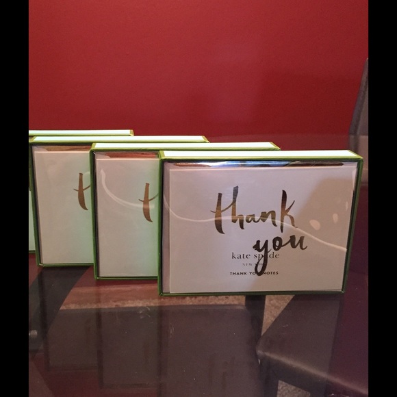 KATE SPADE thank you cards