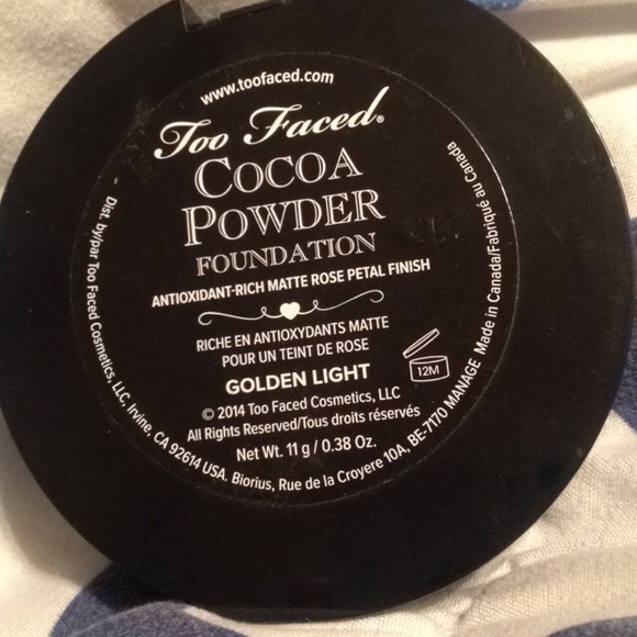 Too faced cocoa powder foundation
