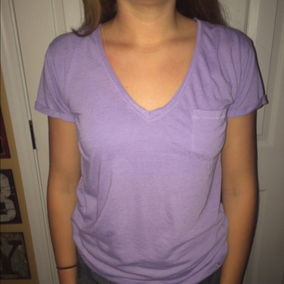 Comfy purple v neck