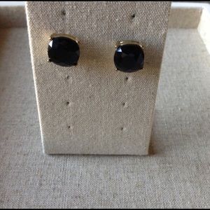 BUNDLE pink and navy dangles and black studs