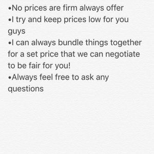 Everything can be negotiable