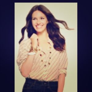 C. Wonder 100% Silk button down blouse